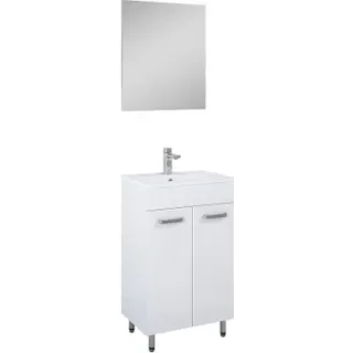 Royo Ava Badmeubelset 50cm 2 Deuren Wit En Chroom