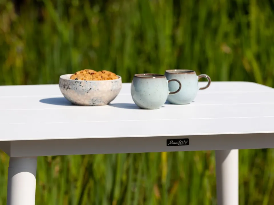 Manifesto Furniture Manifesto Sora dining tuintafel 90x90x74cm wit, foto 5
