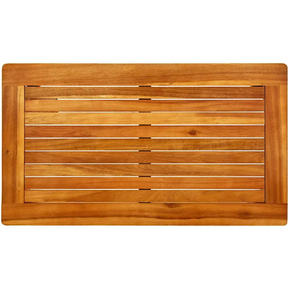 vidaXL Tuintafel 70x40x36 cm massief acaciahout bruin, foto 4