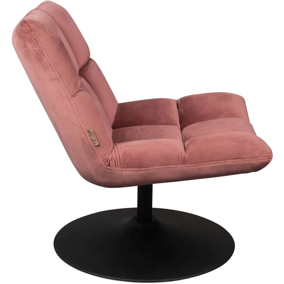 Dutchbone fauteuil Bar Lounge oudroze, foto 4