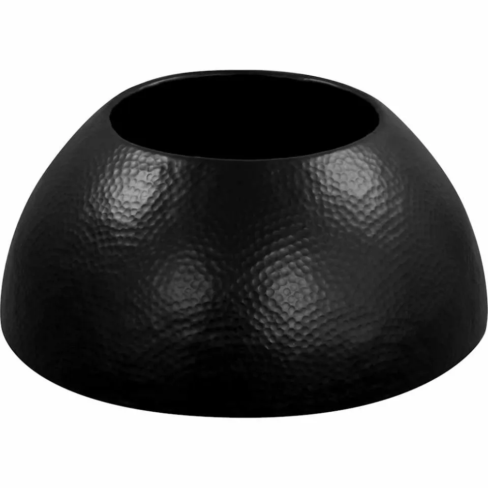 vidaXL Salontafel 70x30 cm gehamerd aluminium zwart, foto 2