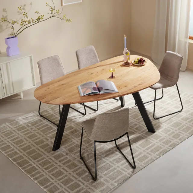 NOUS Living eetkamertafel Arya naturel, foto 2