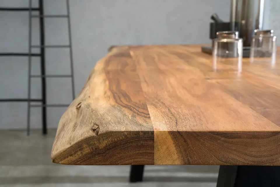 Eetkamertafel Thijmen Acacia bruin, foto 6