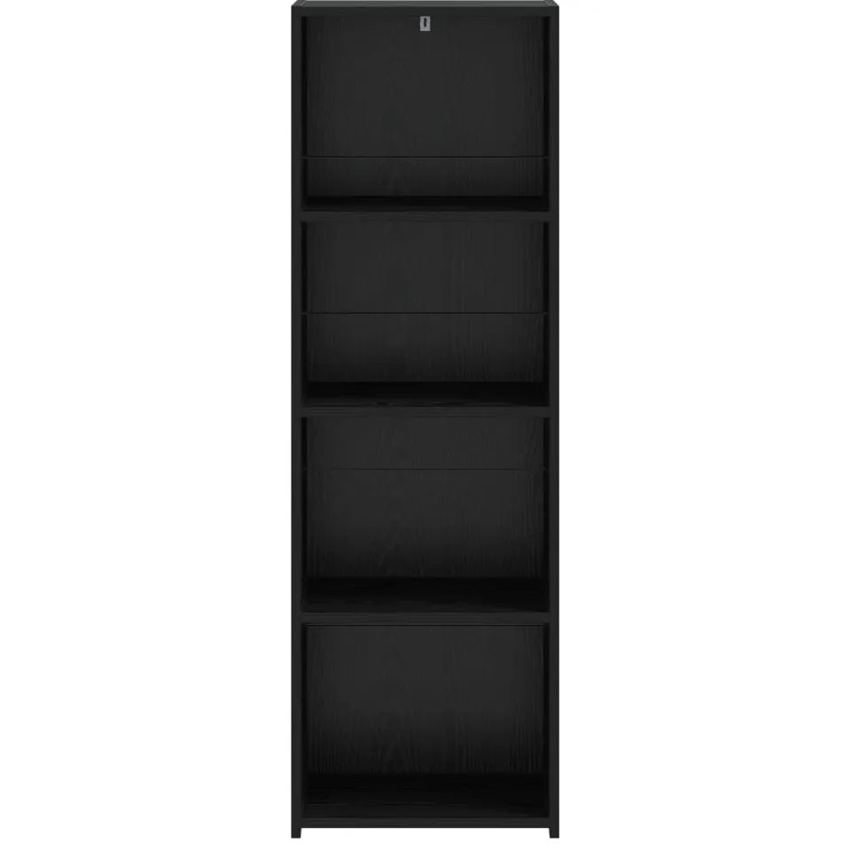 vidaXL Hoge kast Zwart eiken 40 x 41 x 124 cm Bewerkt hout, foto 4
