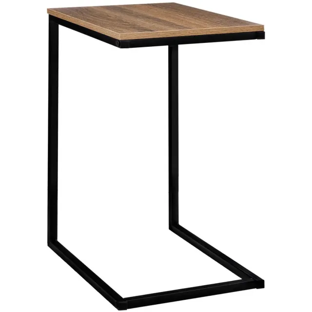 5Five® Five®- bijzettafel - metaal /hout - lengte 45 x breedte 35 x hoogte 66,5 cm Lichtbruin