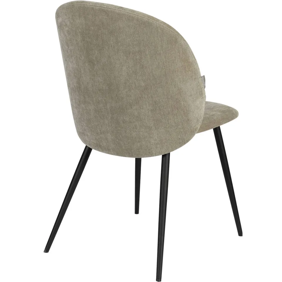 Zuiver Cozy eetkamerstoel beige Groen