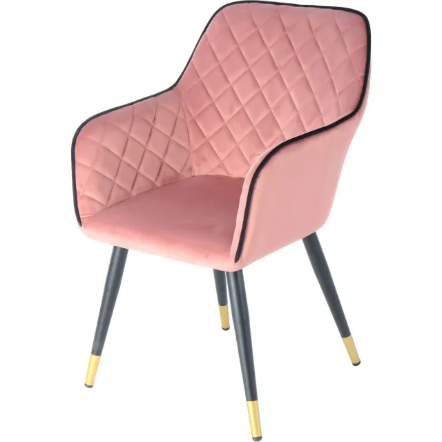 LaleeAvenue Vietavie stoel Amino 525 roze zwart pink Roze / Zwart