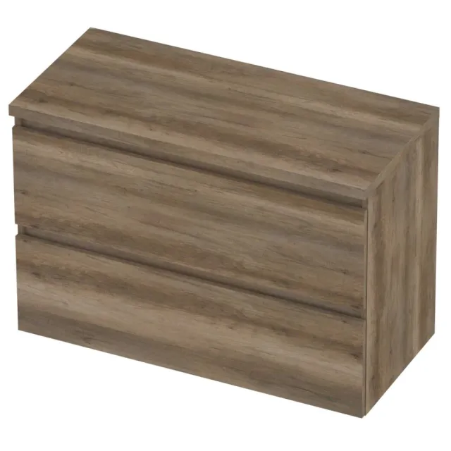 Basic-Line Deck 46 Badmeubelset Greeploos 100x46x66 cm Scotch Oak Eiken
