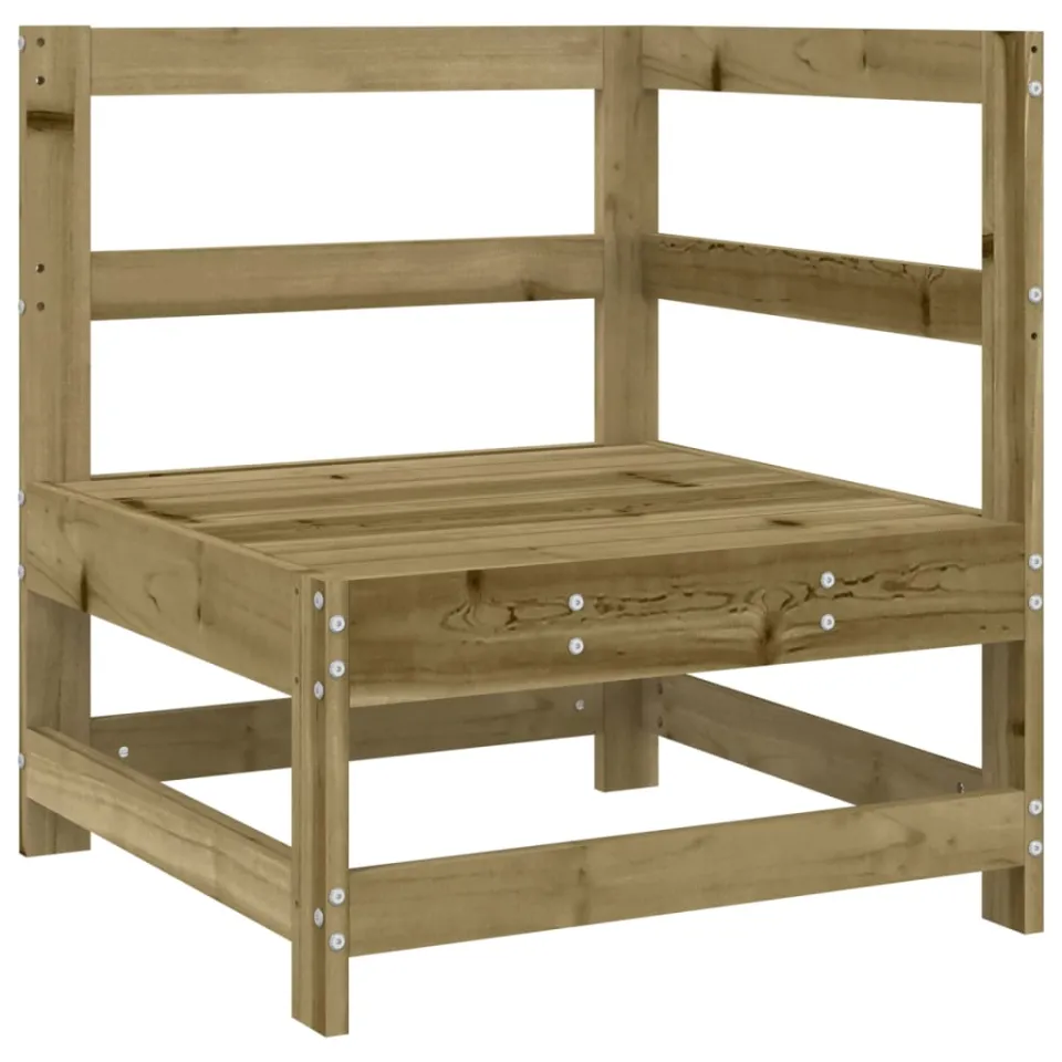vidaXL 7-delige Loungeset geïmpregneerd grenenhout bruin, foto 4