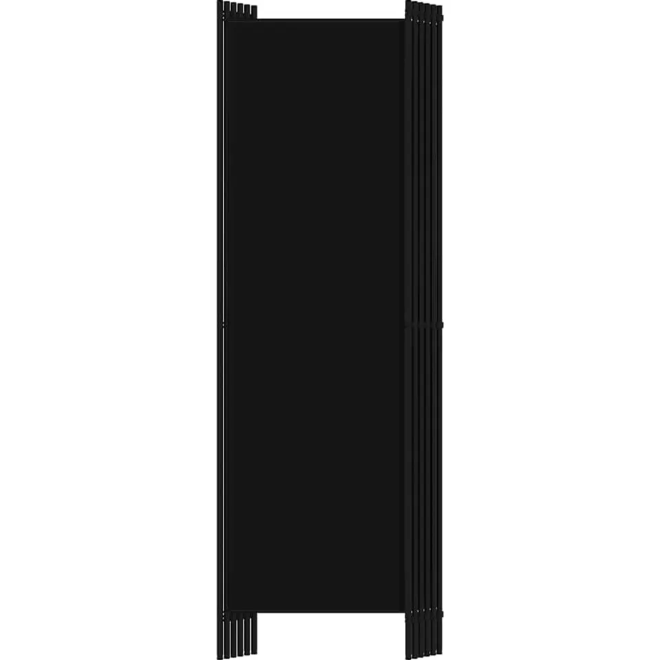 vidaXL Kamerscherm met 6 panelen 300x180 cm zwart, foto 5