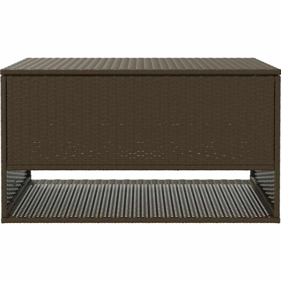 vidaXL Opbergbox voor buiten 100x55x55,5 cm poly rattan bruin, foto 4