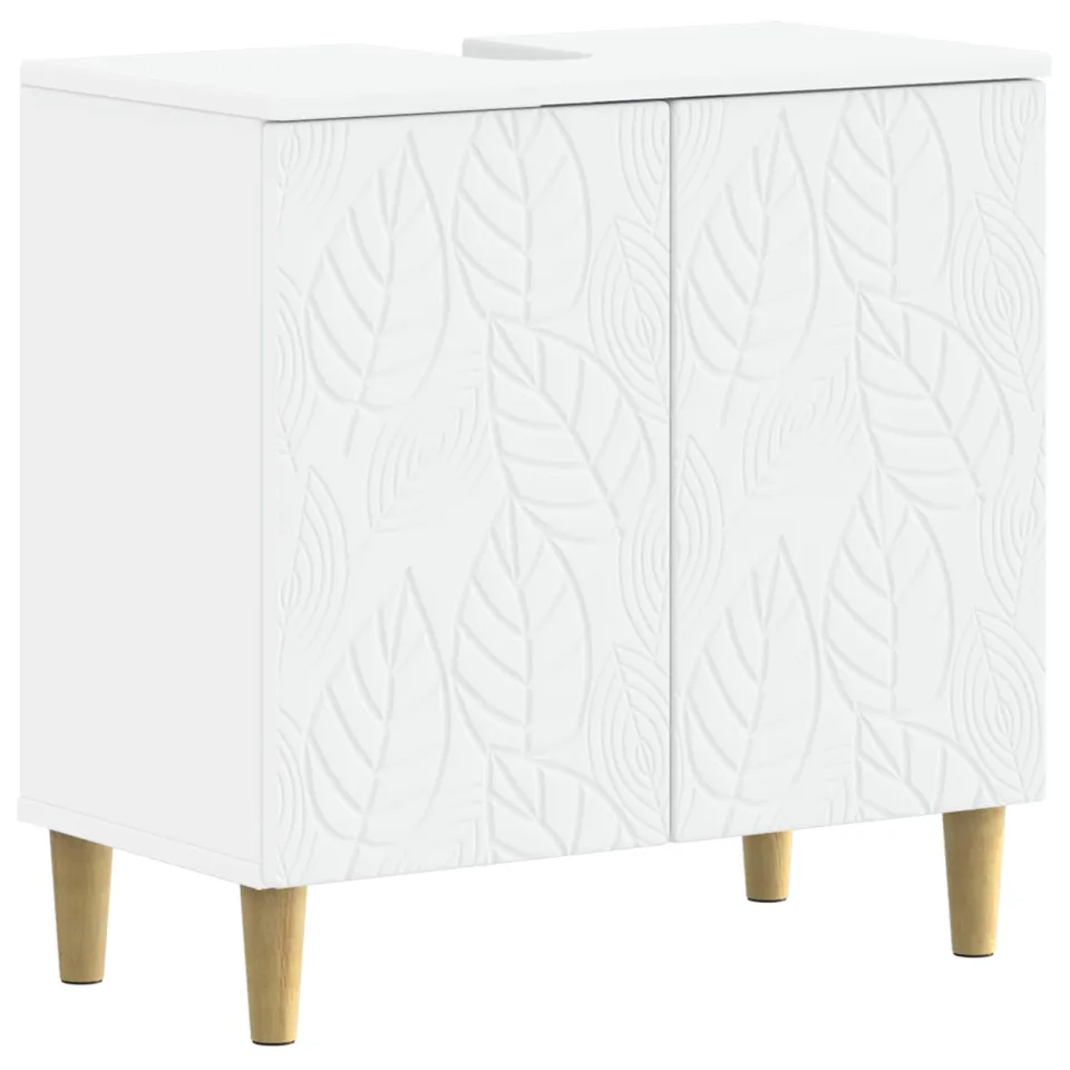 vidaXL Badkamer wastafelkast DELFT Wit 59,5 x 31,5 x 59 cm, foto 3