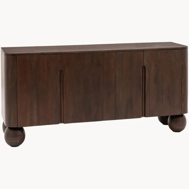 Gallery Direct Dressoir Sculpt van mangohout Bruin