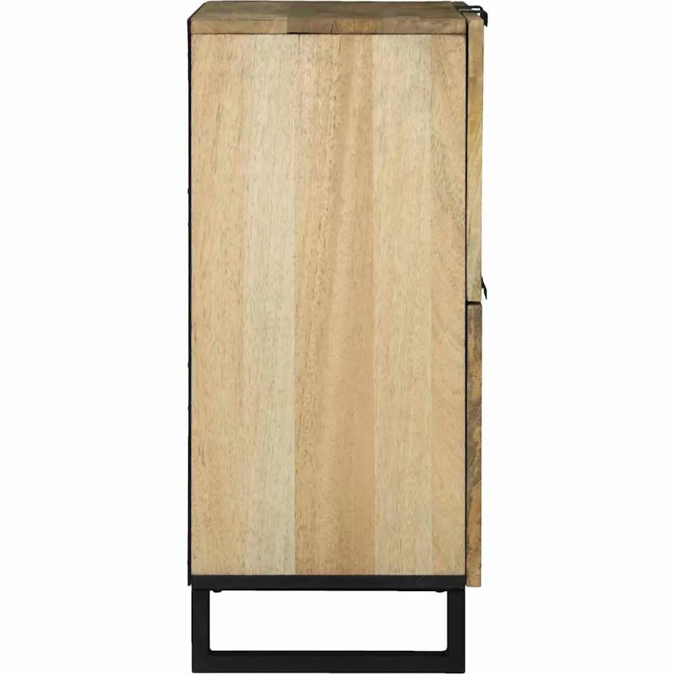 vidaXL Dressoir Bruin 60 x 33 x 75 cm massief mangohout, foto 4