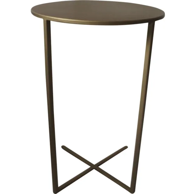LES Lesli - Living - Bijzettafel - Xavi - 35x60 - cm - goudkleurig