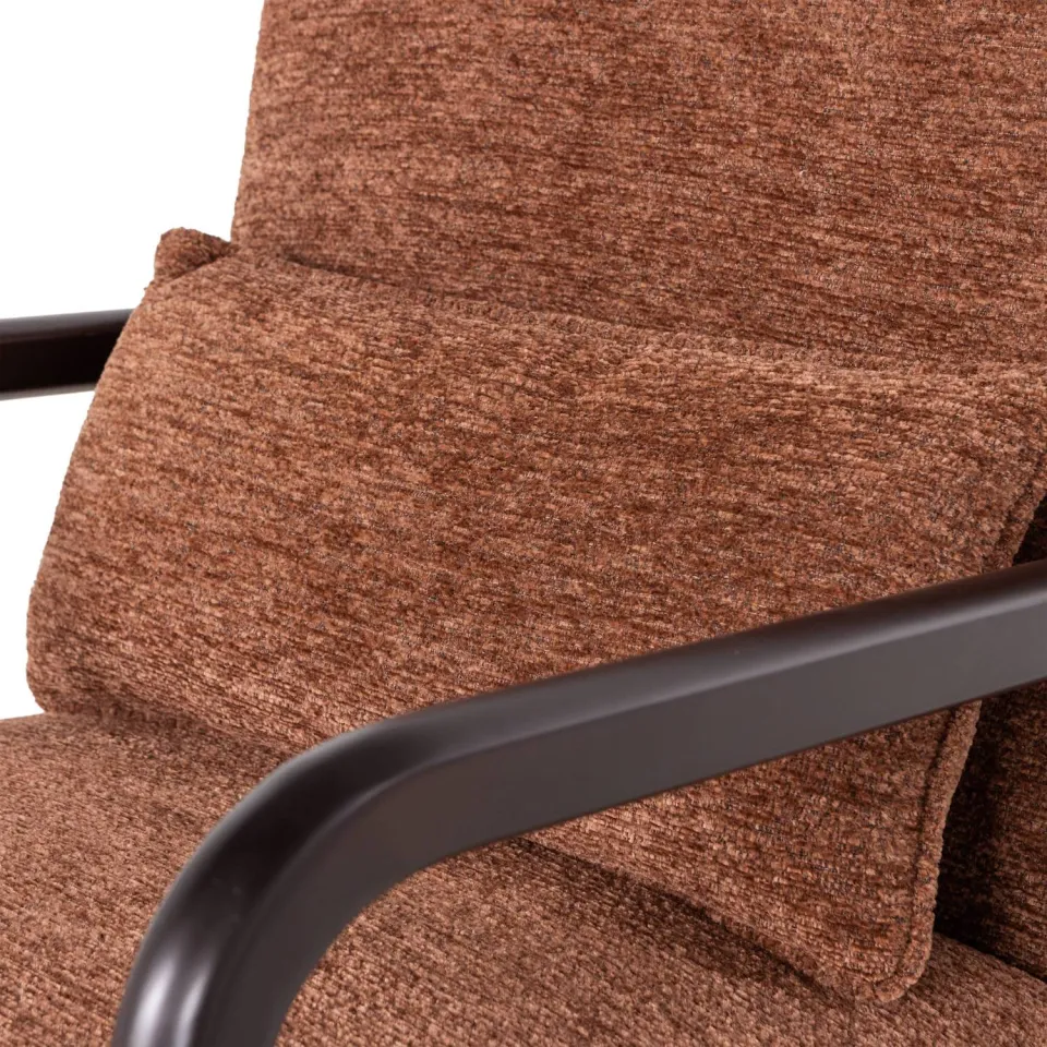WOOOD Mark Fauteuil - Chenille - Zand - 75x67x82, foto 5