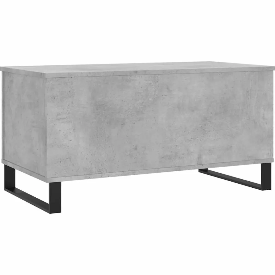 vidaXL Salontafel 90x44,5x45 cm bewerkt hout betongrijs grijs, foto 3