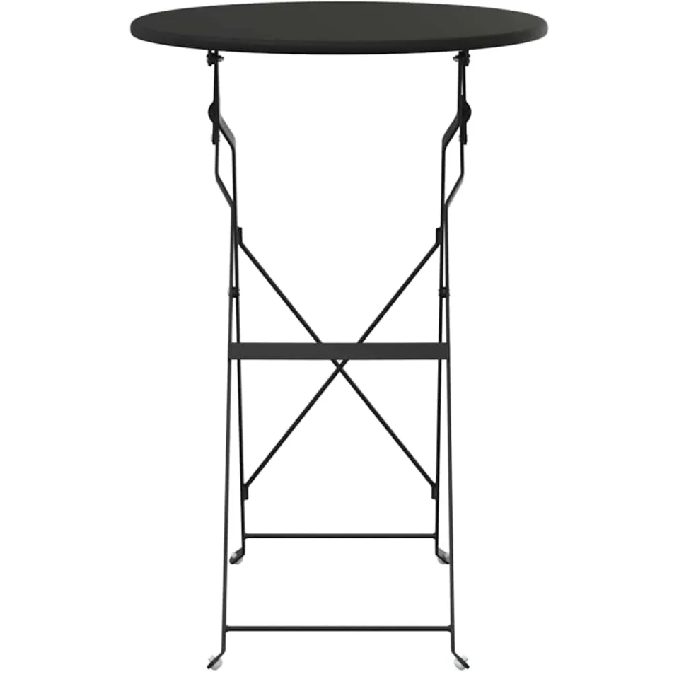 vidaXL Bistrotafel Antraciet Ø 50 x 71 cm Poedercoating staal, foto 4