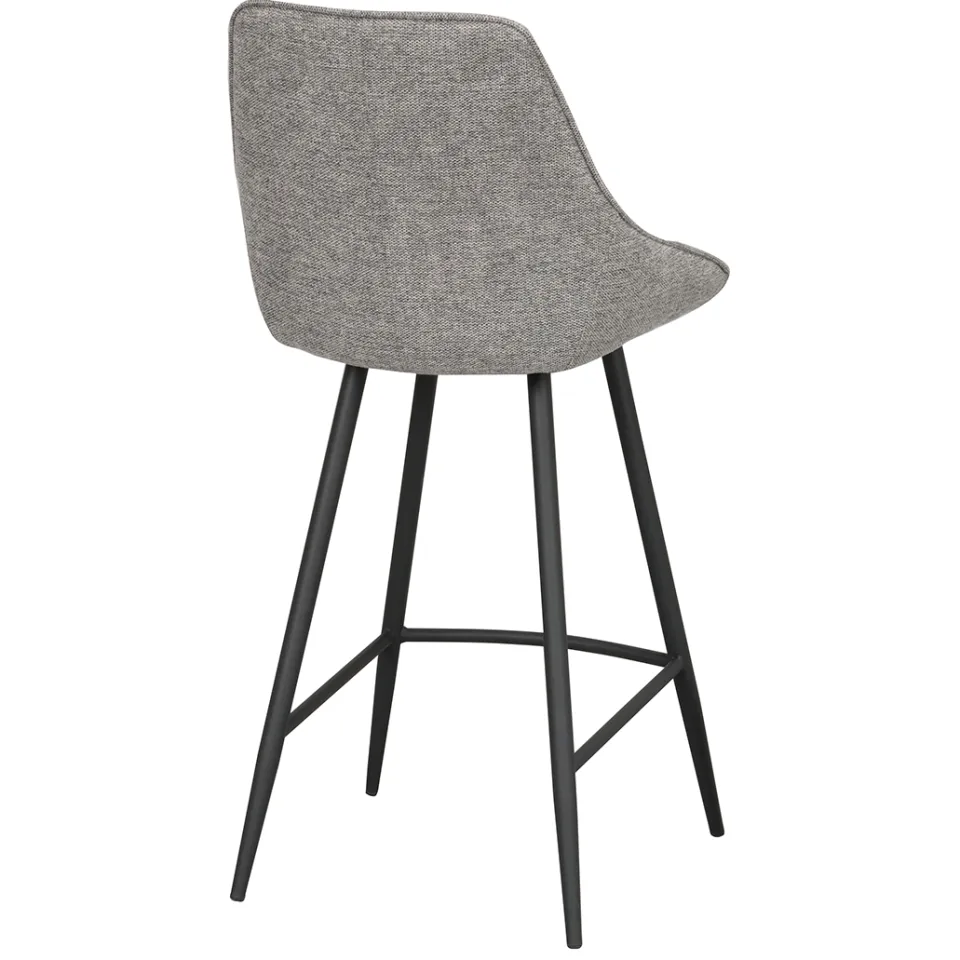 Rowico Home Sierra gestoffeerde barkruk grijs - 67 cm, foto 3