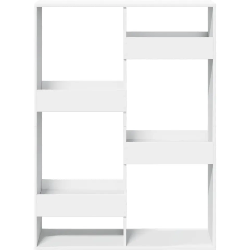 vidaXL Kamerscherm 100x33x135 cm bewerkt hout wit