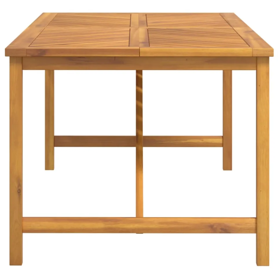vidaXL Tuintafel 200x90x74 cm massief acaciahout bruin, foto 3