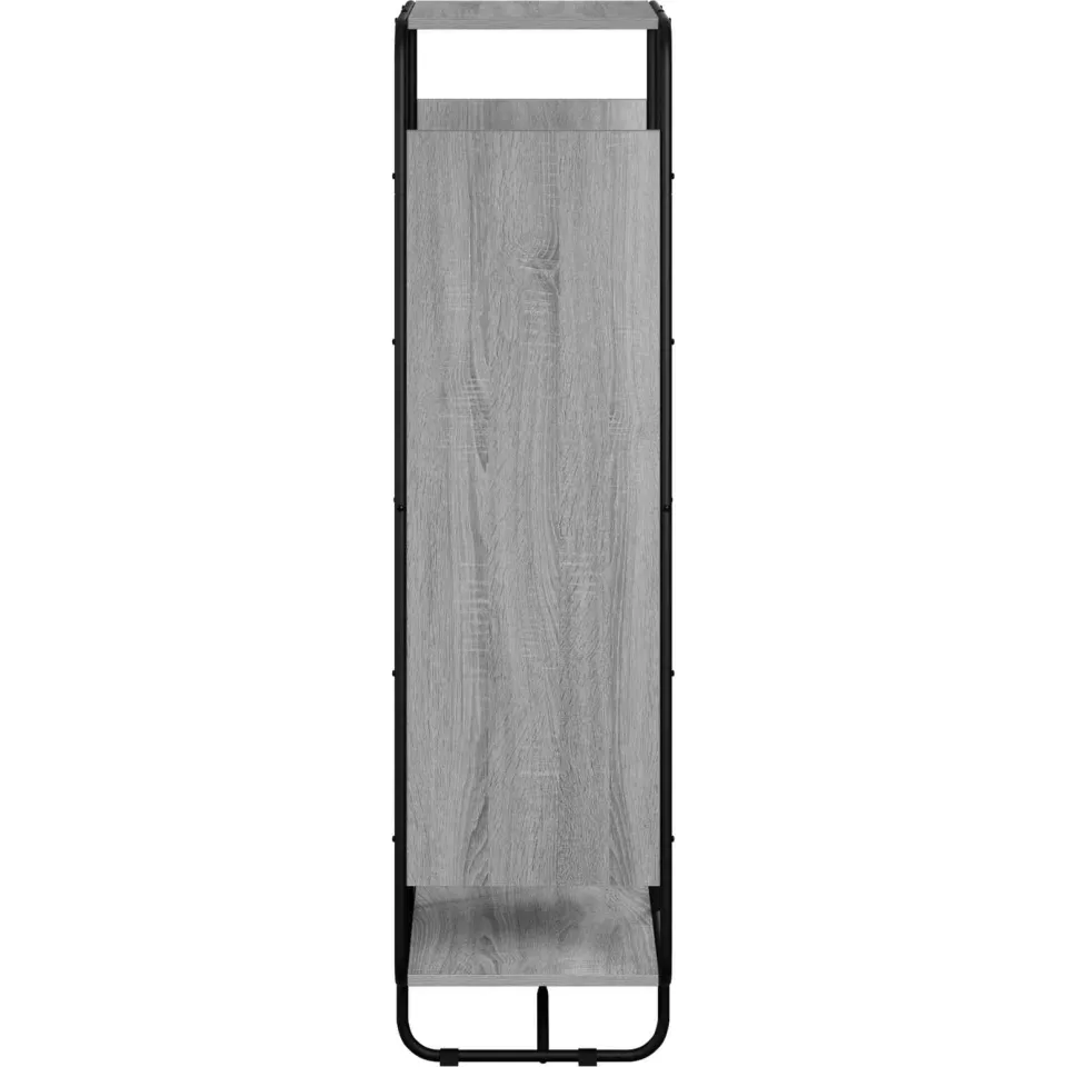 vidaXL Hoge kast Grijs Sonoma 60 x 37,5 x 144 cm Bewerkt hout, foto 4