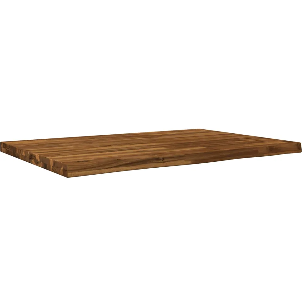 vidaXL Rechthoekig Tafelblad 110 x 60 x 3,2 cm Rechthoekig bruin