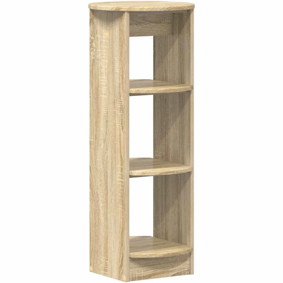 vidaXL Bijzetkast Sonoma Eiken 40 x 40 x 100 cm Geconstrueerd hout, foto 3