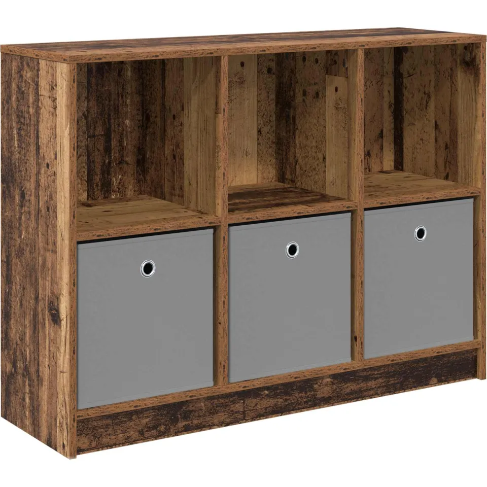 vidaXL Dressoir Oudhout 102 x 32 x 73,5 cm Bruin