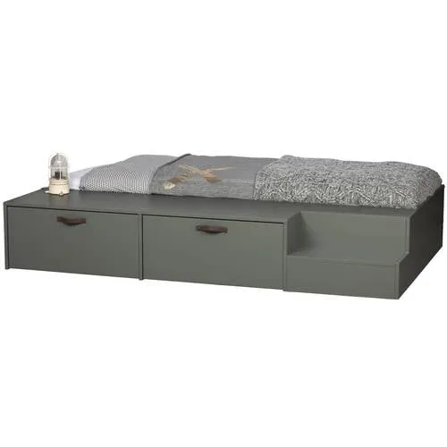 vtwonen Stage kinderbed met lades groen soap