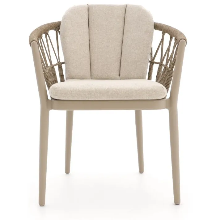 Tierra Outdoor SantaFe/Oblong 220cm dining tuinset 7-delig taupe, foto 4