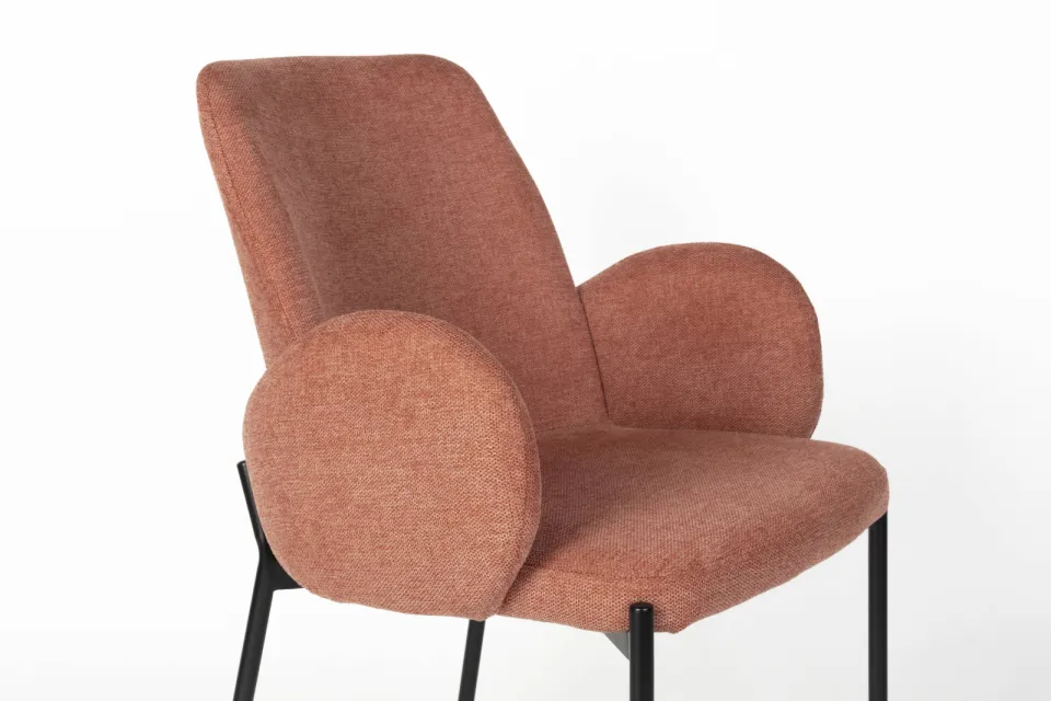 Housecraft Living Tjarda eetkamerstoel roze, foto 3