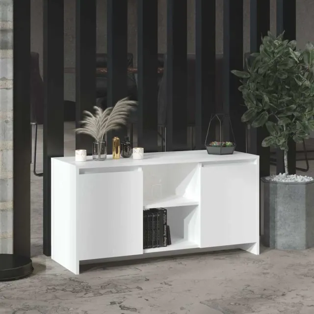 vidaXL Tv-meubel 102x37,5x52,5 cm bewerkt hout wit, foto 2