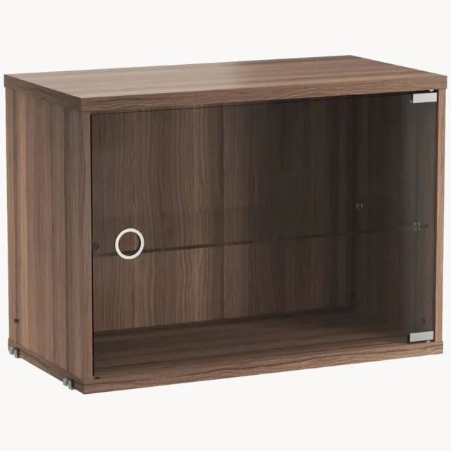 String Furniture Displaykast String System met draaideur, B 58 x D 30 cm Transparant