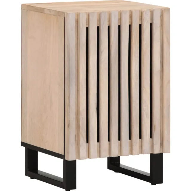 vidaXL Badkamerkast 38x34x58 cm massief mangohout Bruin