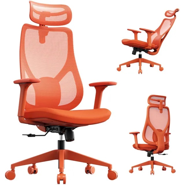 Famanu Set van 10 zwarte eetstokjeshouders van imitatieporselein, elegante en praktische accessoires voor de eettafel, perfect voor diners en feesten Oranje
