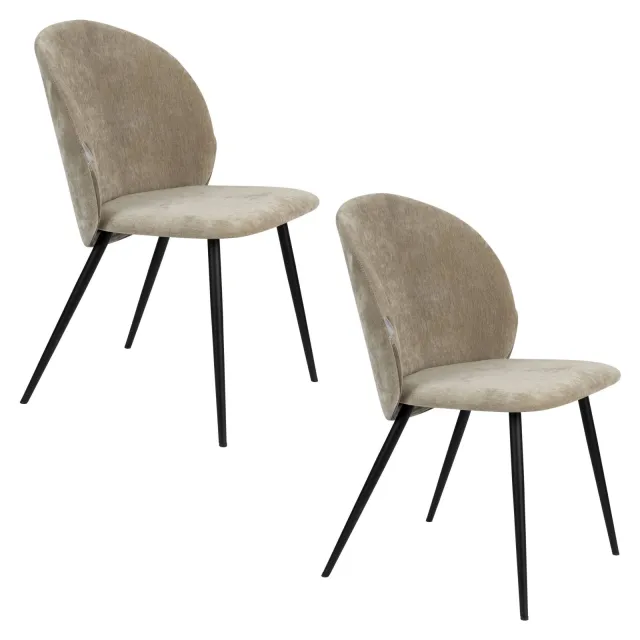 Zuiver Cozy eetkamerstoel beige, foto 2