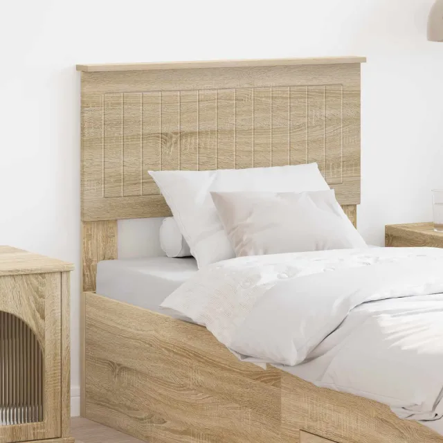 vidaXL Hoofdbord Sonoma Eiken Bewerkt hout Bruin