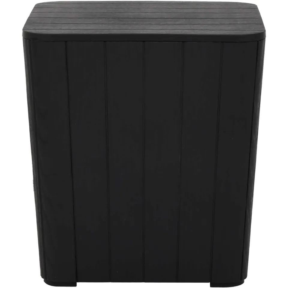 vidaXL Tuintafel met afneembaar deksel polypropeen zwart, foto 4