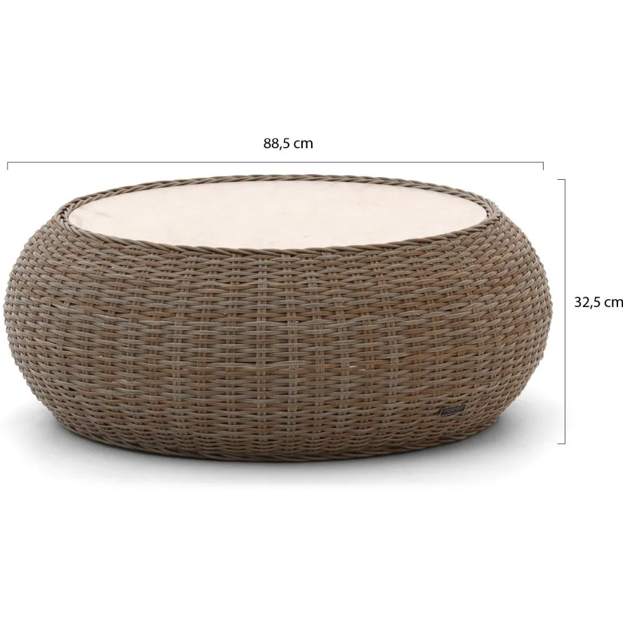 Intenso Furniture Intenso Santa Ninfa hoek loungeset 4-delig taupe, foto 3