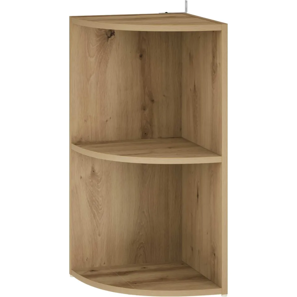 vidaXL Hoekplank 2-laags 41,5 x 41,5 x 72 cm Bewerkt hout bruin, foto 3