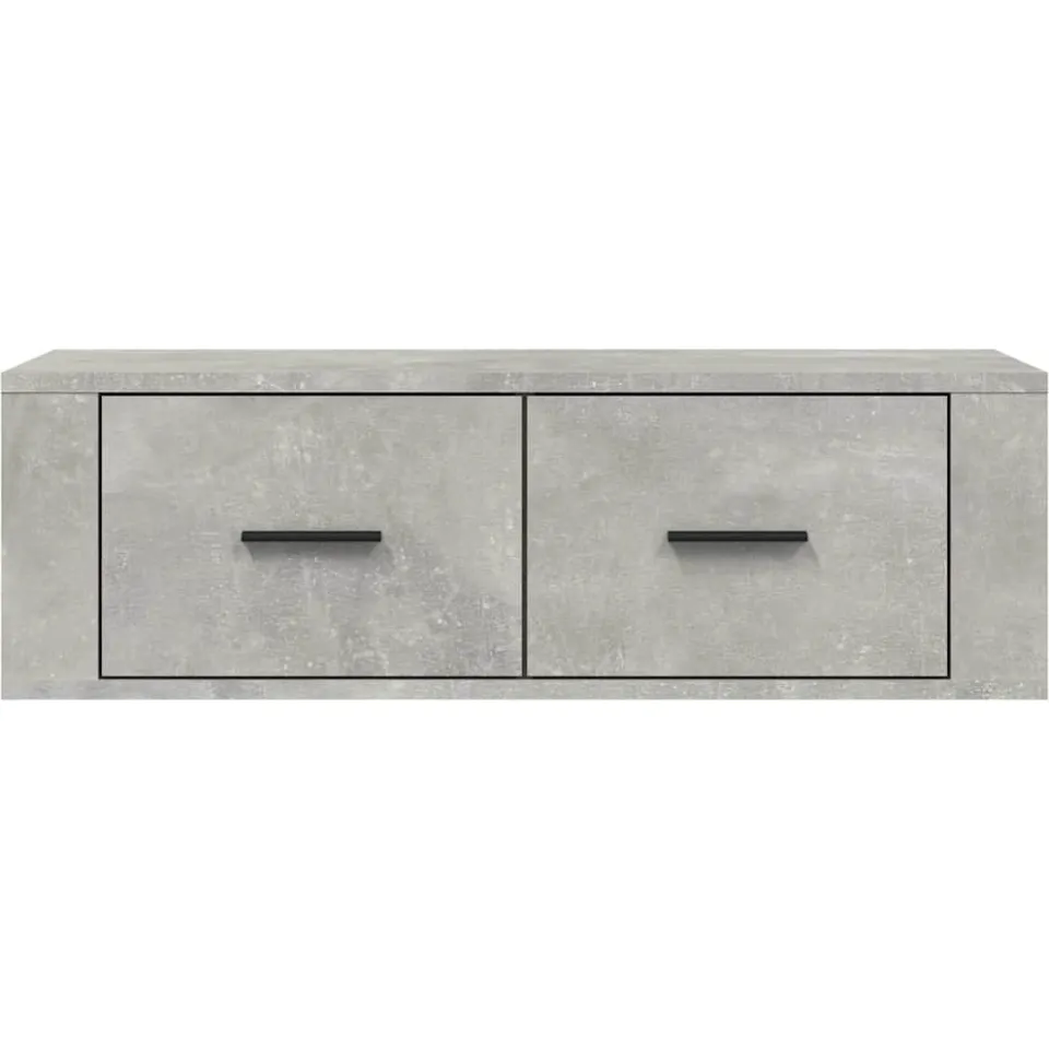 vidaXL Tv-hangmeubel 80x36x25 cm bewerkt hout betongrijs grijs, foto 3