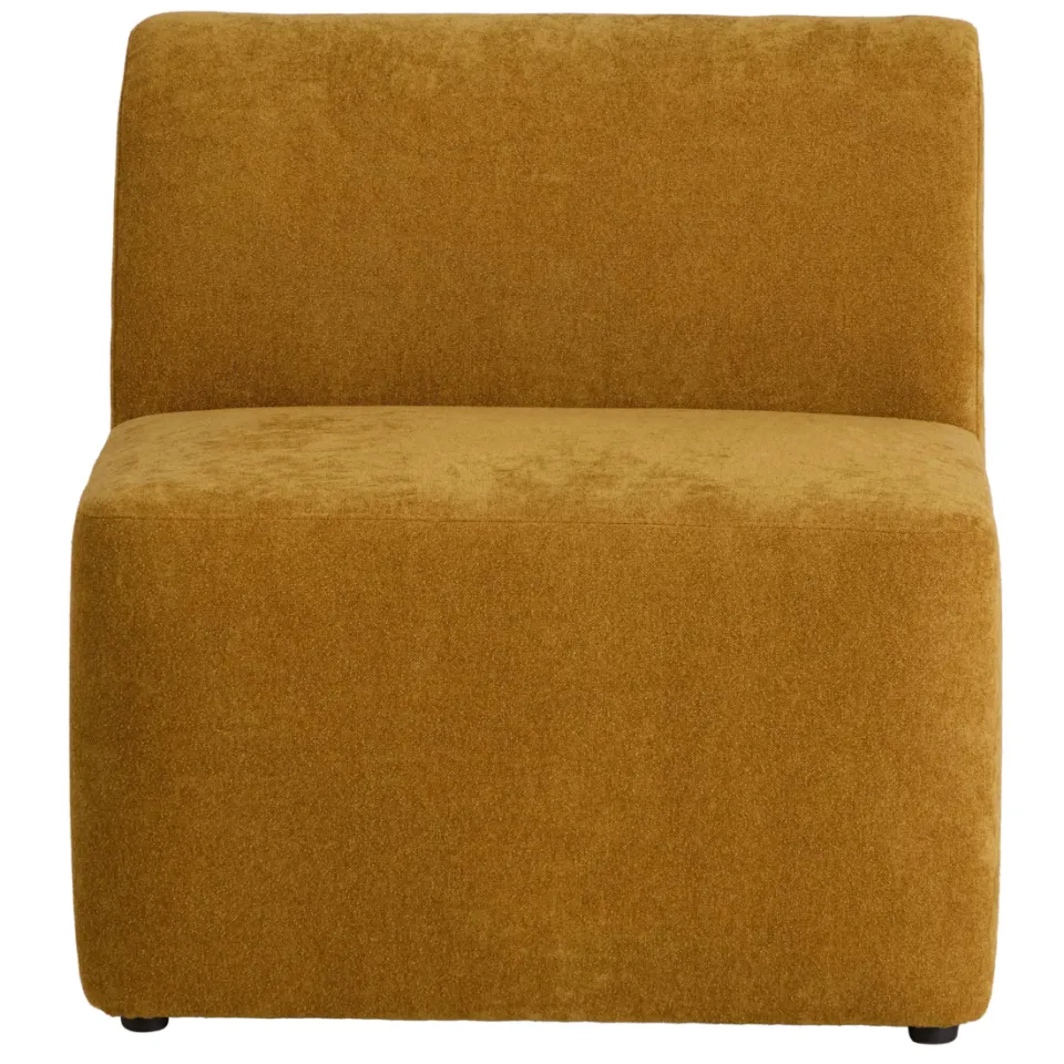 NOUS Living Rhea 1-zits element eetkamerbank geel