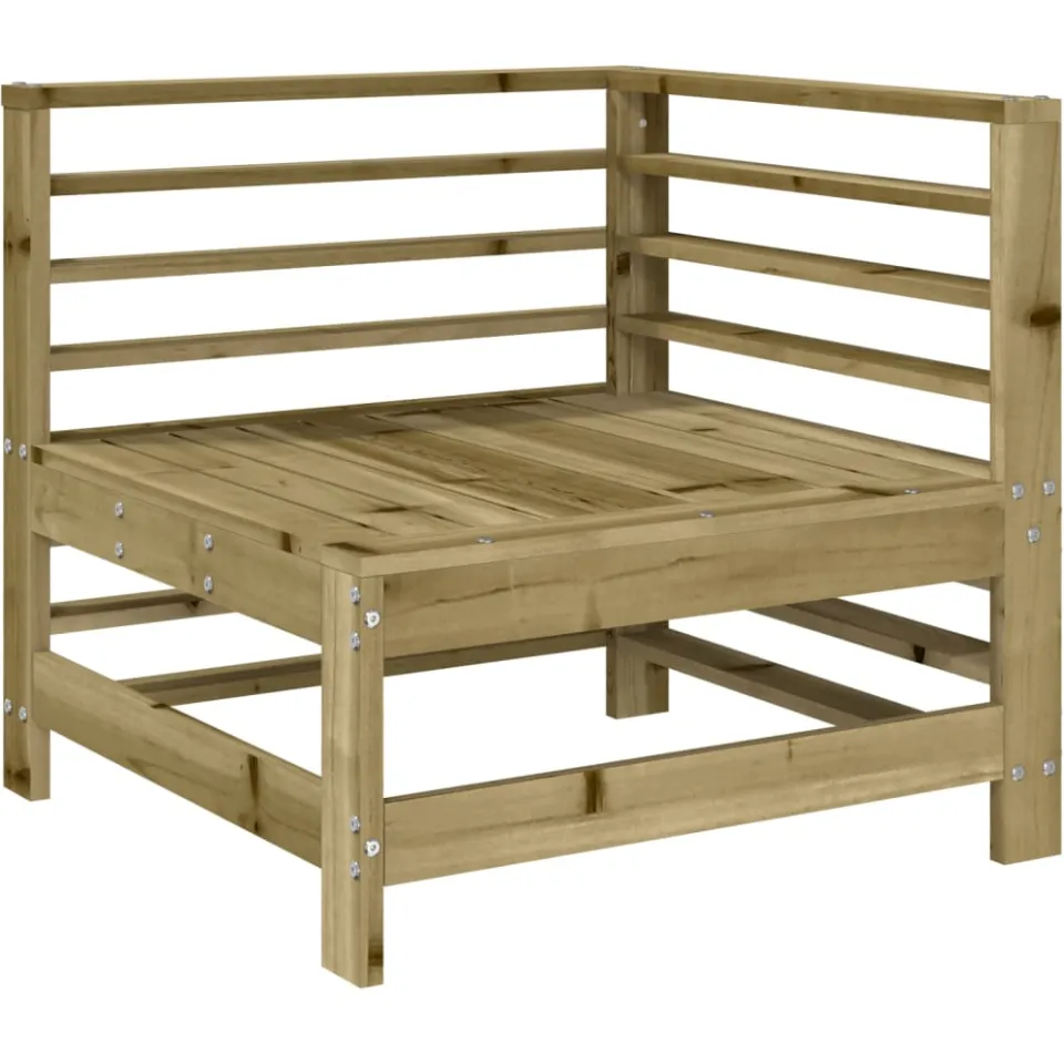 vidaXL 6-delige Loungeset geïmpregneerd grenenhout bruin, foto 3