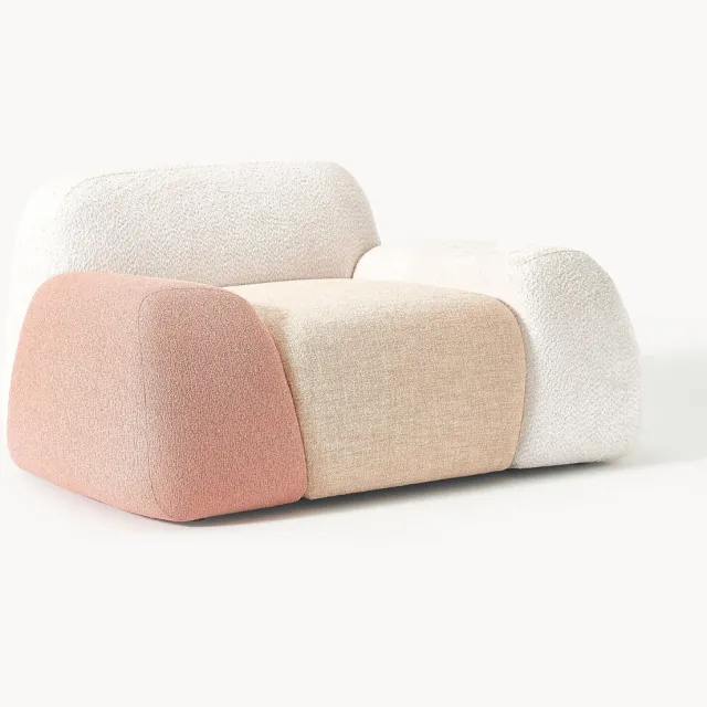 Westwing Collection Loungefauteuil Wolke, Fuorisalone Edition Roze