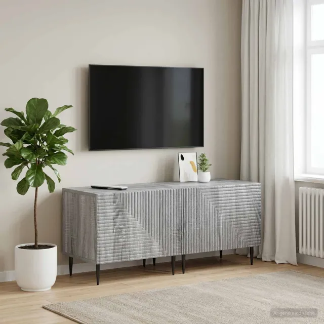 vidaXL Tv-meubel Grijs Sonoma Bewerkt hout