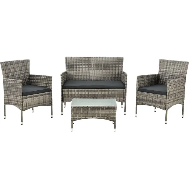 Juskys Loungeset Fort Myers grijs