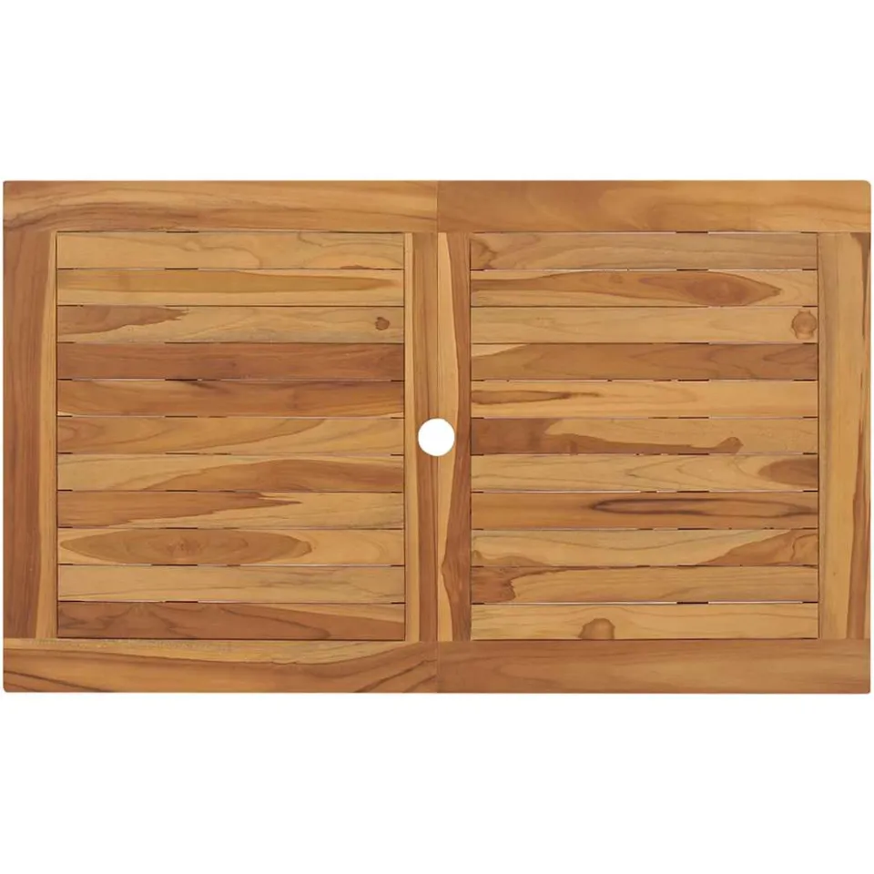 vidaXL Tuintafel inklapbaar 120x70x75 cm massief teakhout bruin, foto 4
