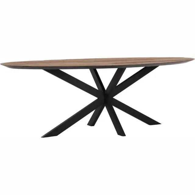 DTP Home Timeless Shape eettafel ovaal teakhout naturel - 240 x 110 x 78 cm