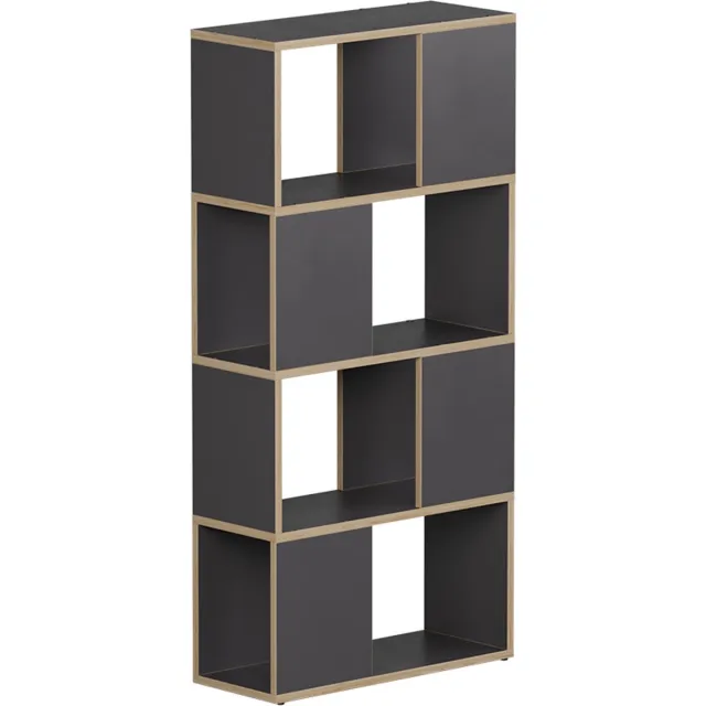Vicco Eneos Ruimteverdeler – 60 x 124.5 cm Antraciet/eiken